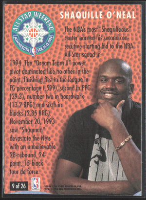 1994-95 Fleer #9 Shaquille O'Neal All-Stars