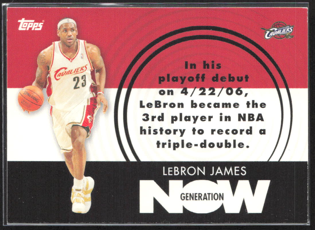 2007-08 Topps #GN1 Lebron James Generation Now