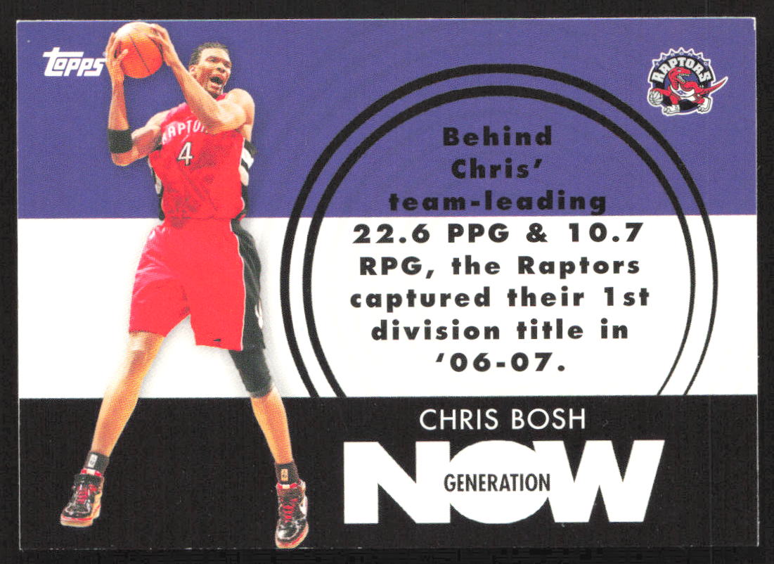 2007-08 Topps #GN4 Chris Bosh Generation Now