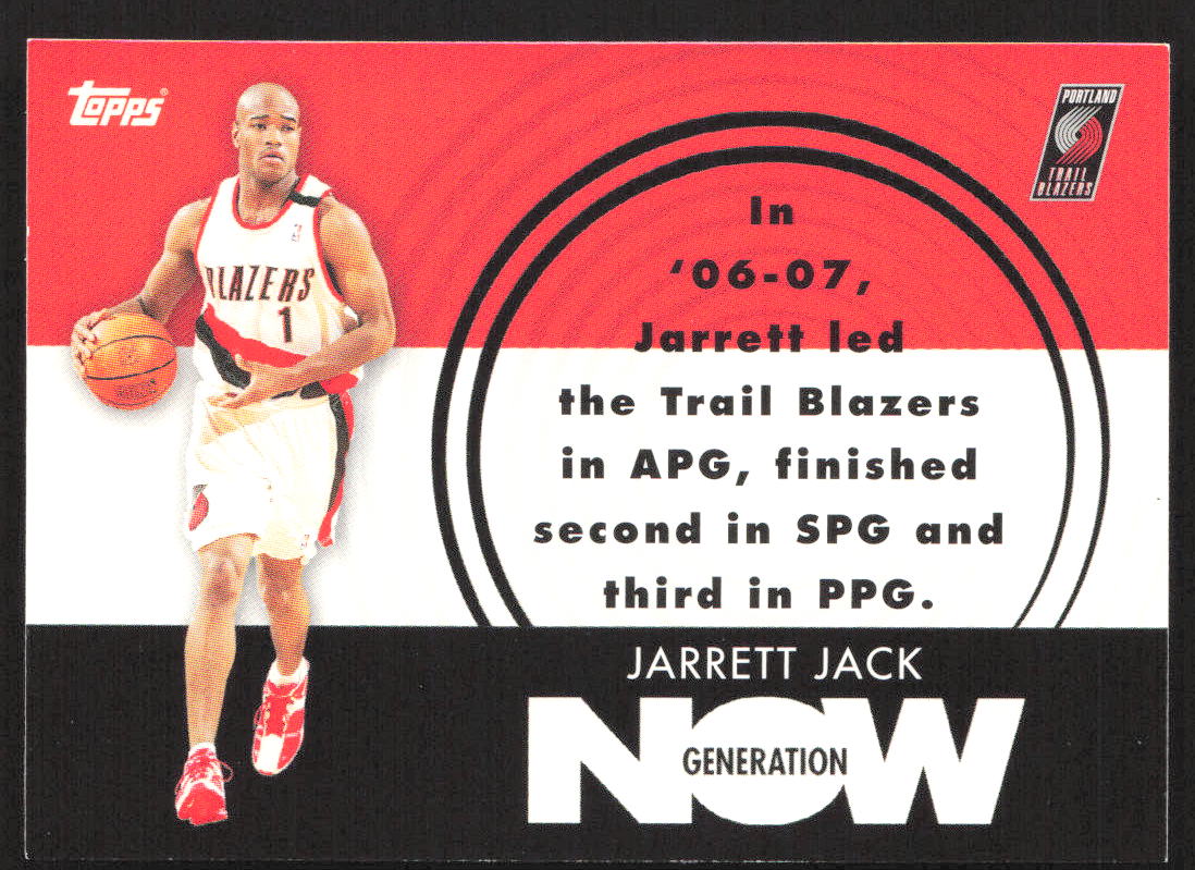 2007-08 Topps #GN19 Jarrett Jack Generation Now