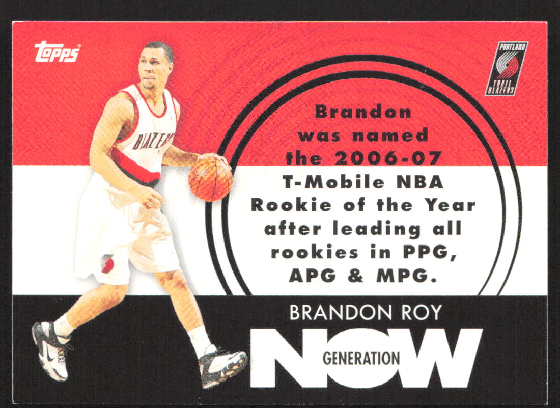 2007-08 Topps #GN26 Brandon Roy Generation Now