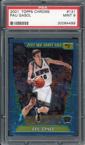 2001 Topps Chrome #131 Pau Gasol 9