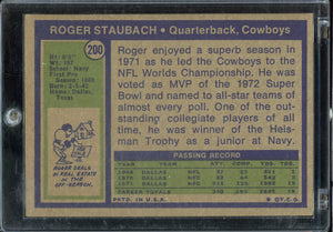 1972 Topps #200 Roger Staubach