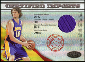 2009-10 Panini Certified #11 Pau Gasol #24/99