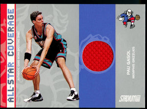 2002-03 Stadium Club #AS-PG Pau Gasol All-Star Coverage Relics #/700