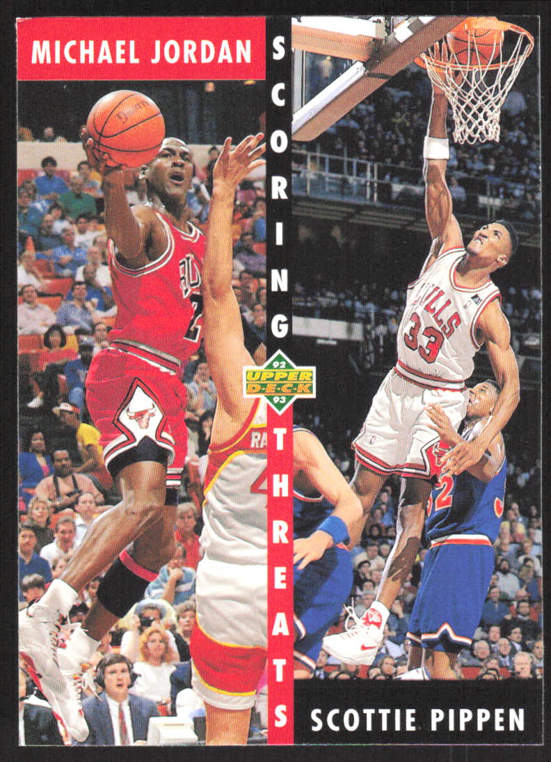 1992-93 Upper Deck #62 Michael Jordan / Scottie Pippen