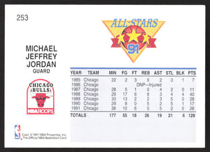 1991-92 Hoops #253 Michael Jordan