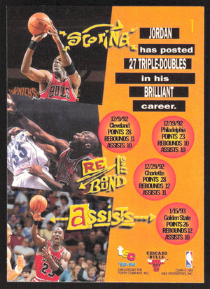 1993-94 Stadium Club #1 Michael Jordan