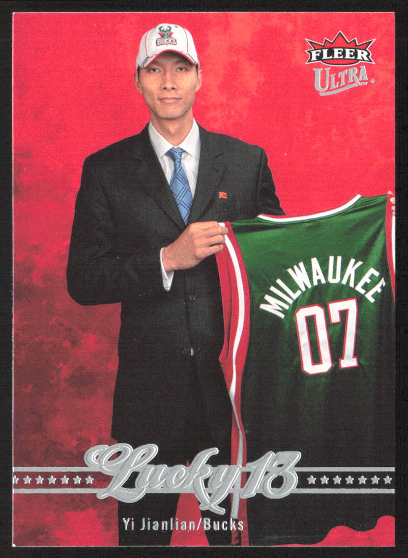 2007-08 Fleer Ultra Lucky 13 #236 Yi Jianlian