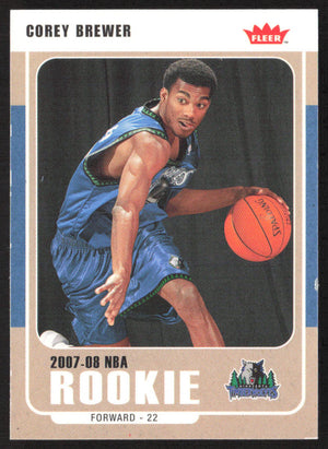 2007-08 Fleer #204 Corey Brewer