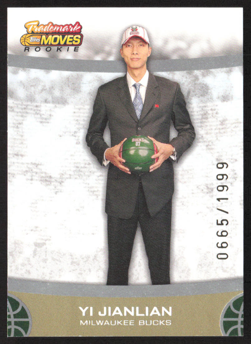 2007-08 Topps Trademark Moves #51 Yi Jianlian #/1999