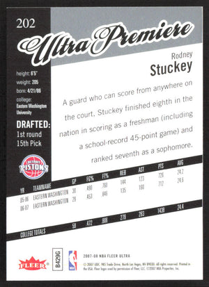 2007-08 Ultra #202 Rodney Stuckey