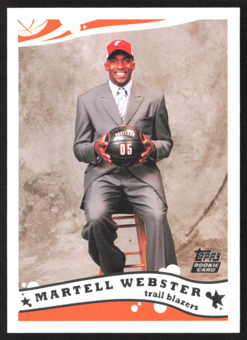 2005-06 Topps #226 Martell Webster Black #/500