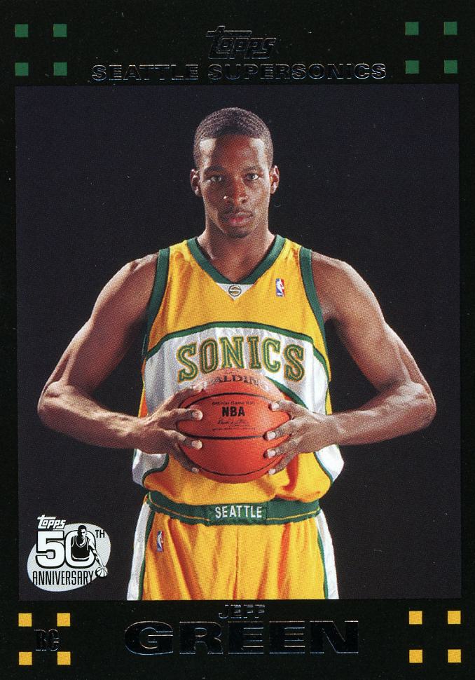 2007-08 Topps #115 Jeff Green Gold