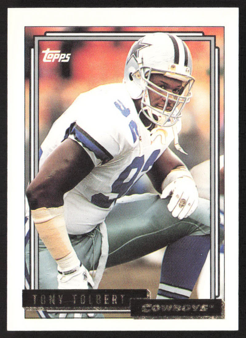 1992 Topps #635a Tony Tolbert