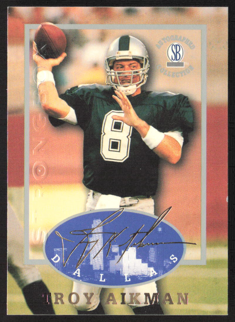 1997-98 Score Board Autographed Collection #31 Troy Aikman