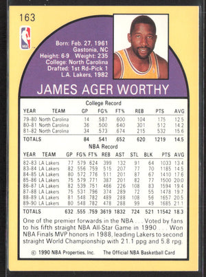 1991 Hoops 100 Superstars #50 James Worthy