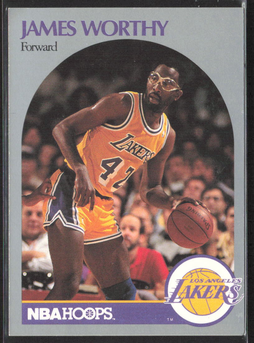 1991 Hoops 100 Superstars #50 James Worthy