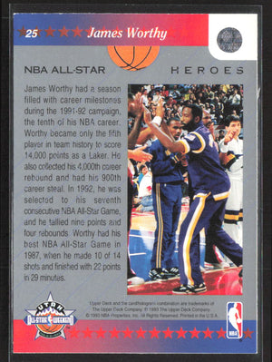 1992-93 Upper Deck NBA All-Stars #25 James Worthy