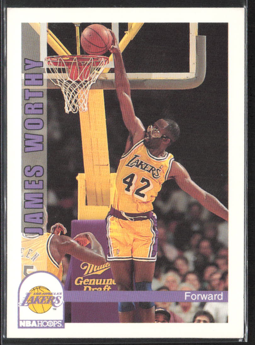 1992-93 Hoops #115 James Worthy