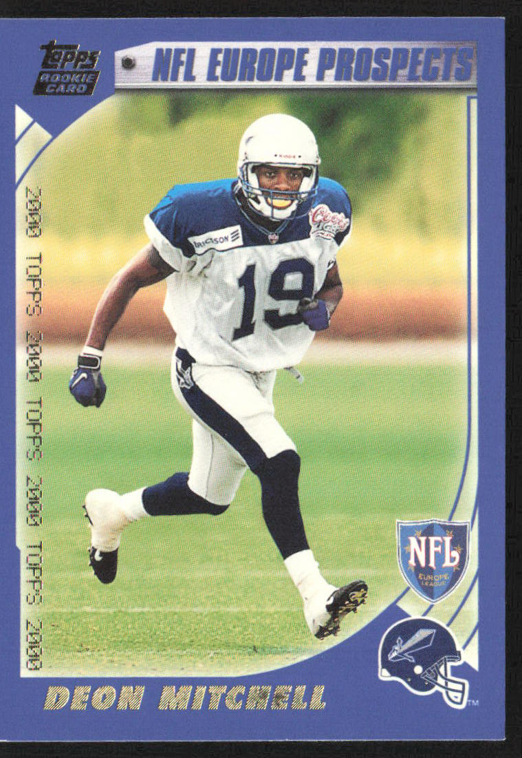 2000 Topps NFL Europe #59 Deon Mitchell