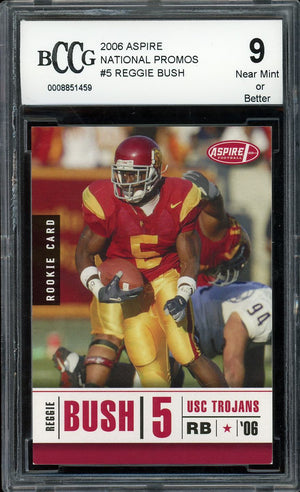 2006 SAGE Aspire #5 Reggie Bush National Promo BCCG 9