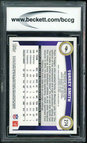 2011 Topps #274a Torrey Smith BCCG 10