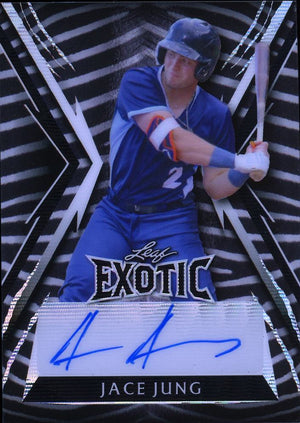 2023 Leaf Exotic #BA-JJ1 Jace Jung #9/9