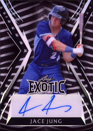 2023 Leaf Exotic #BA-JJ1 Jace Jung #5/9