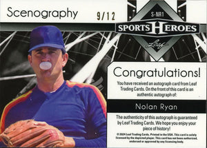 2024 Leaf Sports Heroes Scenography #S-NR1 Nolan Ryan #9/12