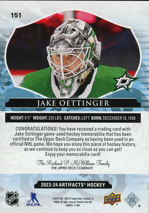 2023-24 Upper Deck Artifacts #151 Jake Oettinger #04/35