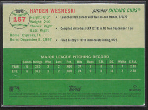 2023 Topps Chrome Platinum Anniversary #157 Hayden Wesneski