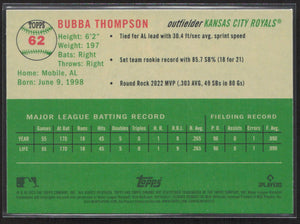 2023 Topps Chrome Platinum Anniversary #62 Bubba Thompson