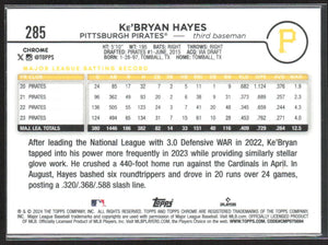 2024 Topps Chrome #285 KeBryan Hayes