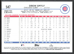 2024 Topps Chicago Cubs #547 Drew Smyly