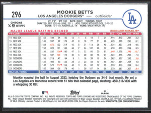 2024 Topps Chrome #296 Mookie Betts