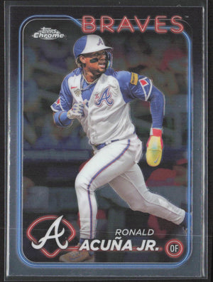 2024 Topps Chrome #250 Ronald Acuña Jr. Prism Refractor