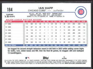 2024 Topps Chrome #184 Ian Happ