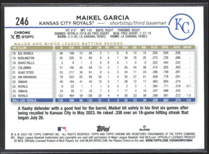 2024 Topps Chrome #246 Maikel Garcia