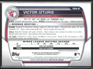 2023 Bowman Chrome #CPA-VI Victor Izturis