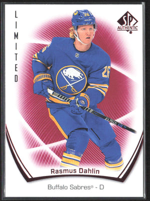 2021-22 SP Authentic #14 Rasmus Dahlin Limited Red