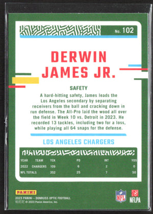 2023 Donruss Optic #102 Derwin James Jr.