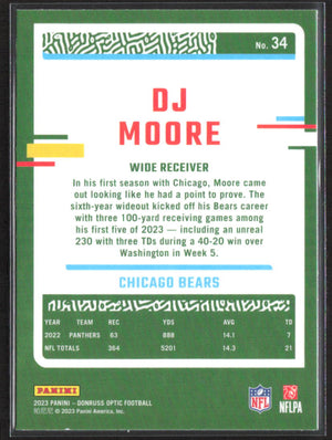 2023 Donruss Optic #34 DJ Moore