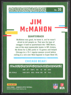 2023 Donruss Optic #35 Jim McMahon