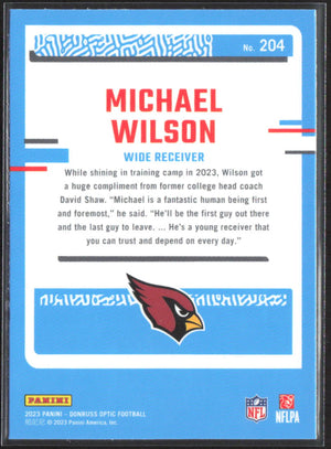 2023 Donruss Optic #204 Michael Wilson