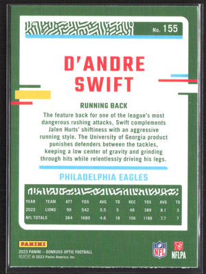 2023 Donruss Optic #155 D'Andre Swift