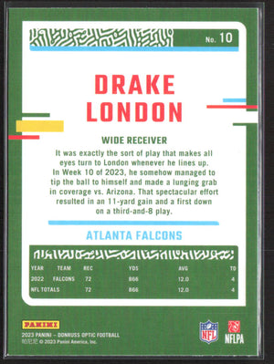 2023 Donruss Optic #10 Drake London