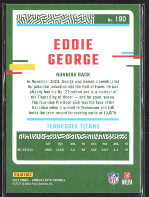 2023 Donruss Optic #190 Eddie George