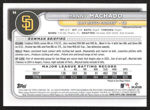 2024 Bowman #94 Manny Machado