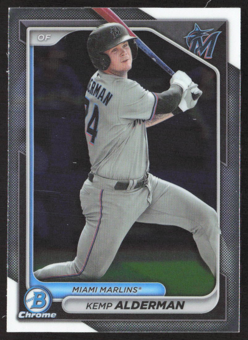 2024 Bowman #BCP-82 Kemp Alderman Chrome Prospects Mojo Refractors